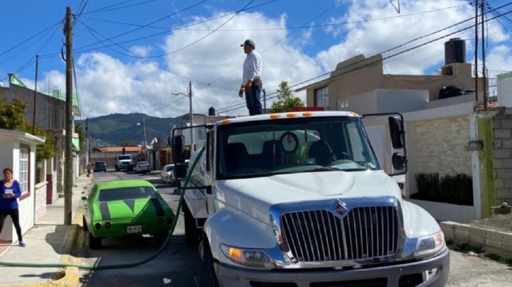 ¡Atención colonias de Pachuca y La Reforma! Repartirán agua en pipas