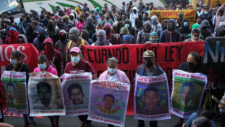 El lunes se cumplieron 8 años de la desaparición de 43 normalistas de Ayotzinapa