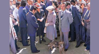 La foto prohibida de la visita de la reina Isabel a Guanajuato