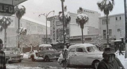 FOTOS 1967: El año que Monterrey se pintó de blanco por la nieve