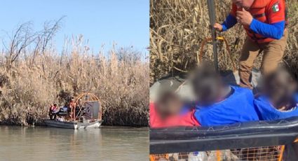 VIDEO: Rescata migración a tres niñas solas a orillas del Río Bravo