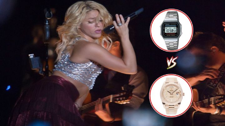 ¿Realmente si es mejor un reloj Rolex que un CASIO como dice Shakira? Esto cuestan