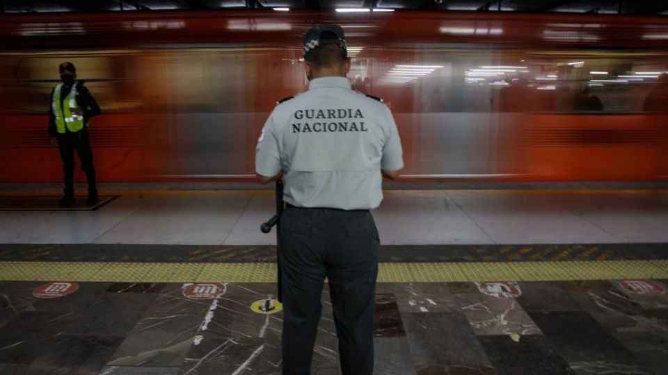 La Guardia Nacional ya vigila el Metro