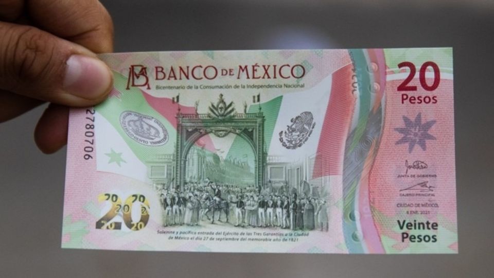 El billete de 20 pesos conmemorativo por el bicentenario de la Independencia será retirado en 2025