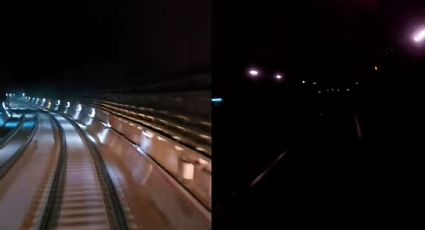 VIDEO TIKTOK: "No manches, en la Línea 3 van a ciegas"; usuario compara iluminación del Metro