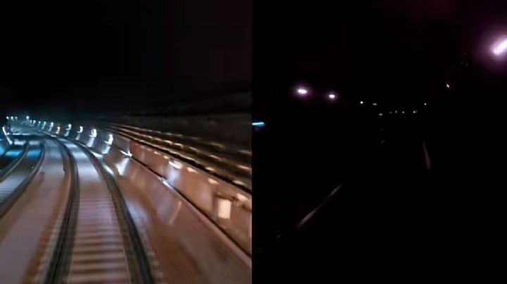 VIDEO TIKTOK: "No manches, en la Línea 3 van a ciegas"; usuario compara iluminación del Metro
