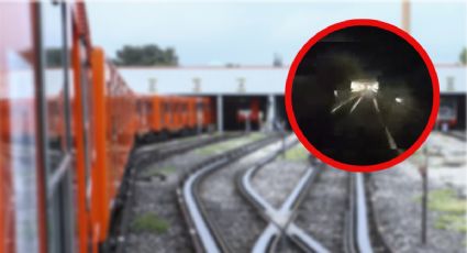 VIDEO: conductor del Metro muestra recorrido en túnel en penumbras por falta de alumbrado