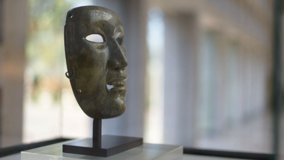 La máscara verde fue repatriada de un coleccionista en Estados Unidos