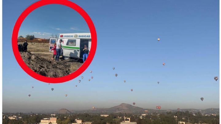 Cae globo aerostático con 10 turistas en Otumba; piden el reembolso