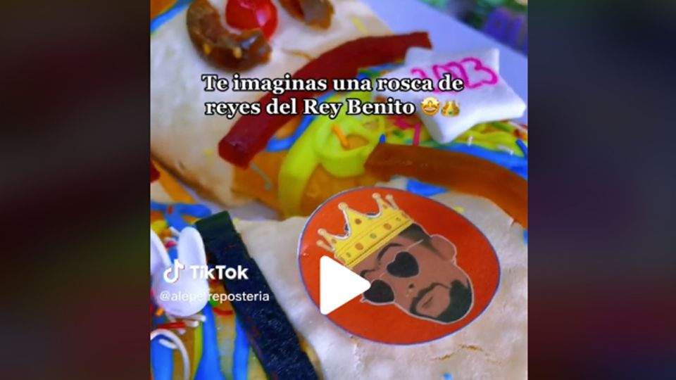 La repostería Ale Pai de Xalapa hace roscas de reyes decoradas con Bad Bunny