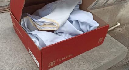 Abandonan a bebé recién nacido en caja de zapatos en Tlalixcoyan