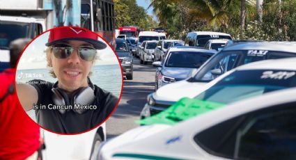 VIDEO |  Usar un taxi en Cancún podría costarte la vida, advierte extranjero al mundo