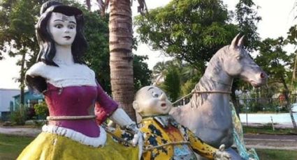 Pareja graba grito misterioso en parque Reino Mágico de Veracruz