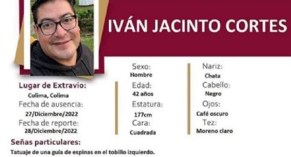 Hallan sin vida al médico Iván Jacinto; estaba desaparecido en Colima
