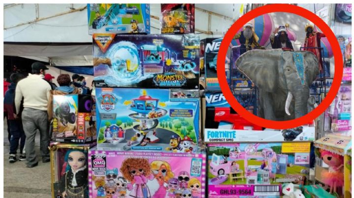 Llegan los Reyes Magos a su tianguis más popular en Edomex