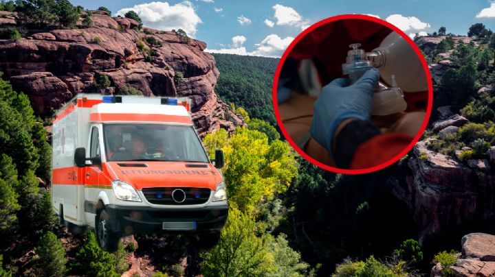 Rescatan a adulto mayor del fondo de un barranco en Actopan