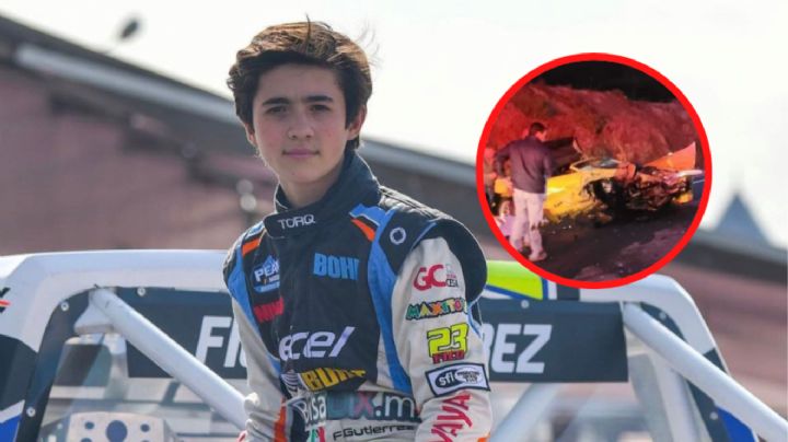Murió "Fico" Gutiérrez en fatal accidente a los 17 años, promesa del automovilismo mexicano
