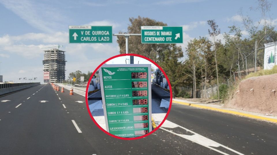 Dicha vialidad también conecta con la Autopista Urbana Sur y con la Caseta México – Cuernavaca
