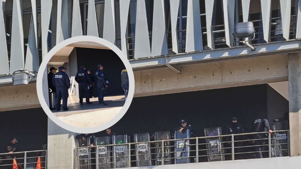 Los policías tenían presencia desde el estacionamiento, así como en los ocho pisos de La Torre El Olmo.