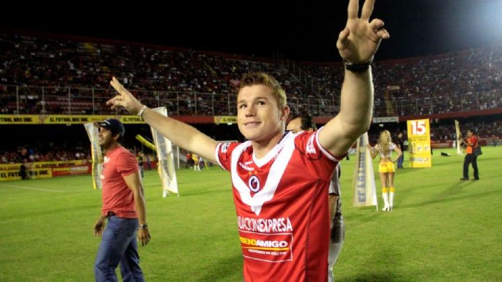La vez que "El Canelo" Álvarez visitó Veracruz y se puso la playera del Tibu