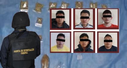 Desmantelan centro para venta de droga en colonia de Pachuca; 6 detenidos