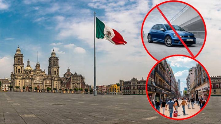 Por esta razón podrían prohibir el acceso al Zócalo con coche