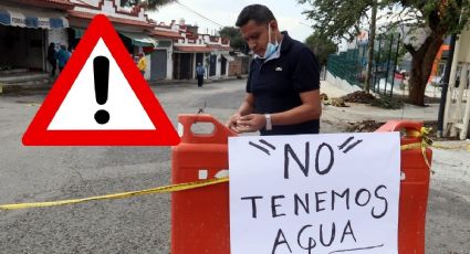 Cierran avenida por falta de agua desde hace 7 meses en Ixtac; alcalde no acude a llamado