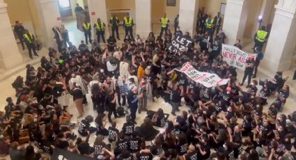 VIDEO: Toman Capitolio pro-palestinos