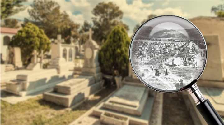 Así se veía el panteón de Pachuca hace 115 años en esta foto histórica