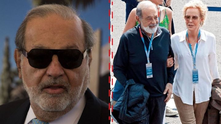 Carlos Slim reaparece con su novia; esta es la fotografía más amorosa del empresario