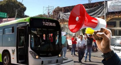Alerta vial: Cierre temporal en estaciones del Tuzobús por manifestación en Pachuca