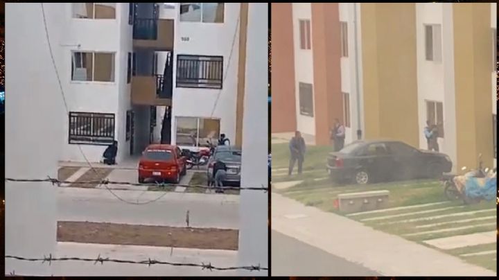 VIDEO - Balacera policías vs. civiles en Irapuato; 2 agentes heridos, 1 sospechoso muerto