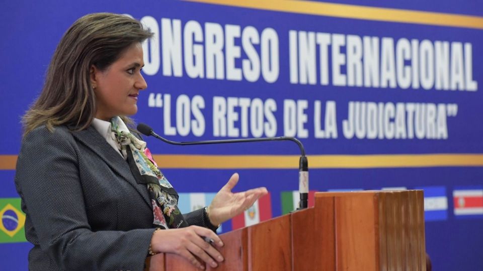 La ministra Margarita Ríos Farjat
