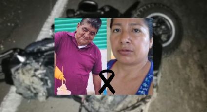 Emma y Camilo murieron tras ser impactados por coche en el sur de Veracruz