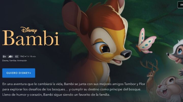 Bambi: Esta es la épica escena que NO saldrá en la nueva versión de Disney