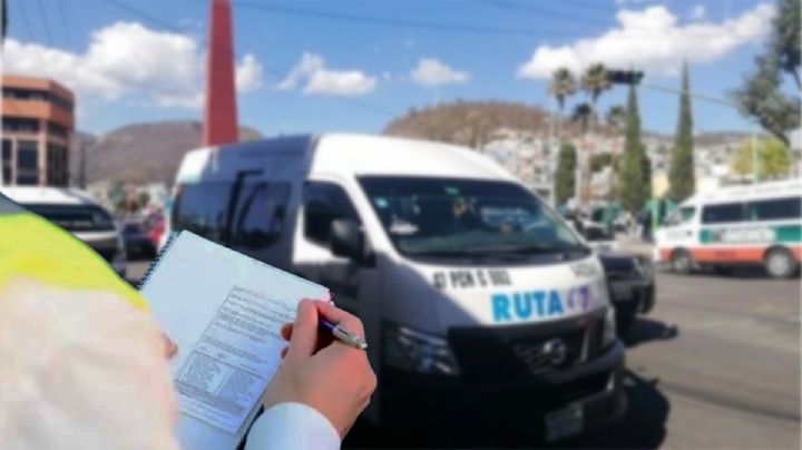 “Poema” en combi de la Ruta 47 en Pachuca le sale en un “ojo de la cara” por multa
