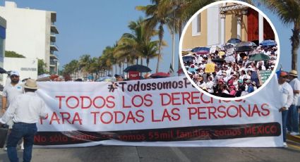 No somos oposición: trabajadores del PJF marchan en Veracruz por fideicomisos