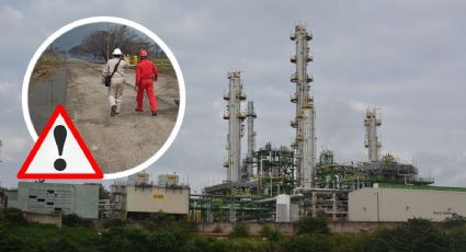 Evacúan a trabajadores de Pemex por fuga de ácido en Refinería de Minatitlán