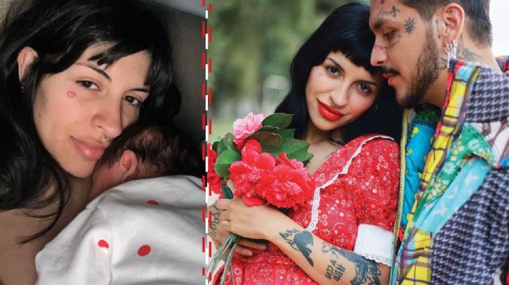 Christian Nodal posa por primera vez con su hija en brazos; Cazzu comparte su viaje juntos