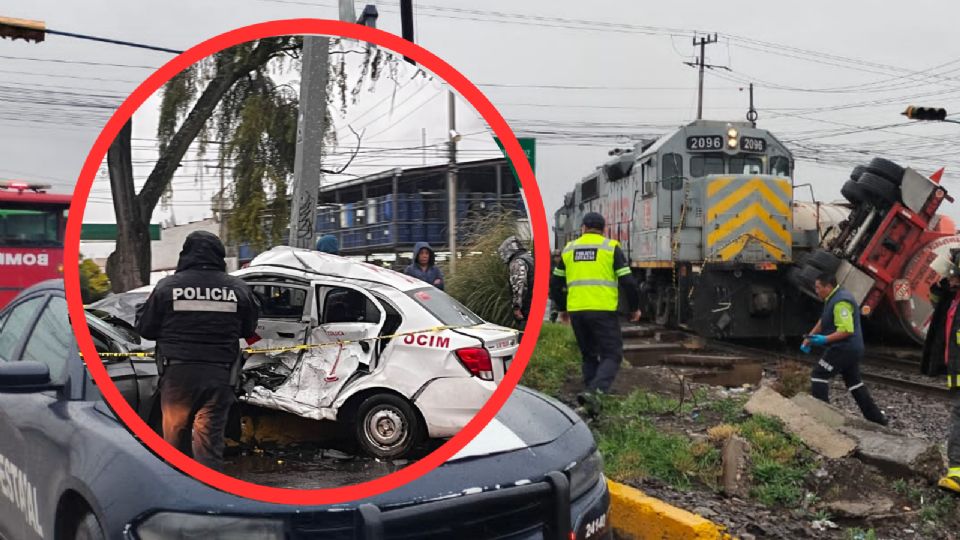 Las lluvias que provocó el fenómeno meteorológico también impactaron en el Valle de Toluca