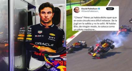 ¿Qué le dijo David Faitelson a Checo Pérez luego de abandonar inesperadamente el GP de México?