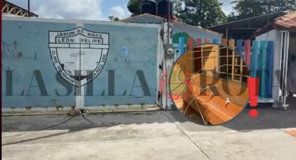 Ladrones saquean y destrozan jardín de niños en Poza Rica