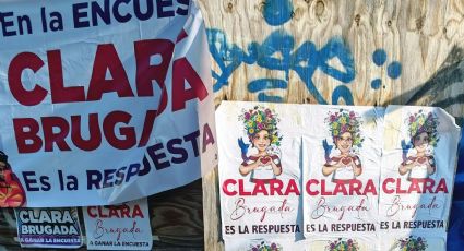 El barrio de Iztapalapa lleno de propaganda electoral... pero vacío de agua