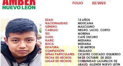 Desaparece menor de edad en Allende, Nuevo León; activan Alerta Amber
