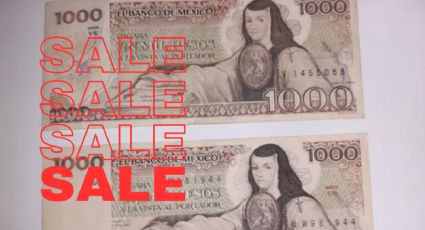 Pagan hasta 250,000 pesos en internet por este billete antiguo de Sor Juana