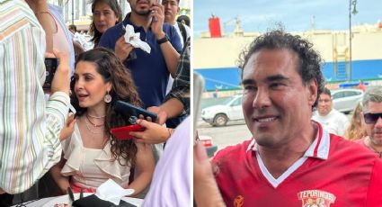 ¿Por qué estuvieron los actores Eduardo Yáñez y Mayrin Villanueva en el puerto de Veracruz?
