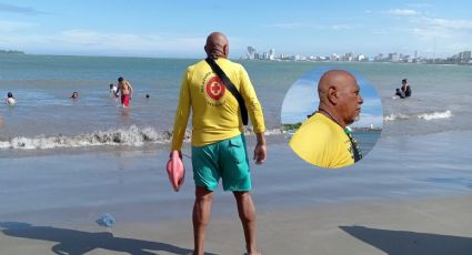 Antonio el “Tiburón Reyes”, medio siglo rescatando a turistas en el mar de Veracruz