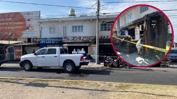 Muere venezolano en incendio de tapicería en León