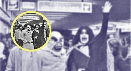 Así se festejaba el Día de Muertos en la estación Balderas en los 80