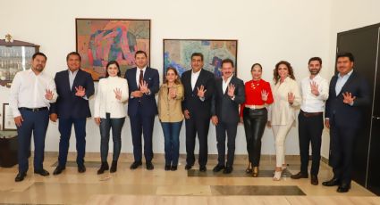 Encabeza Sergio Salomón encuentro en favor de la unidad por Puebla